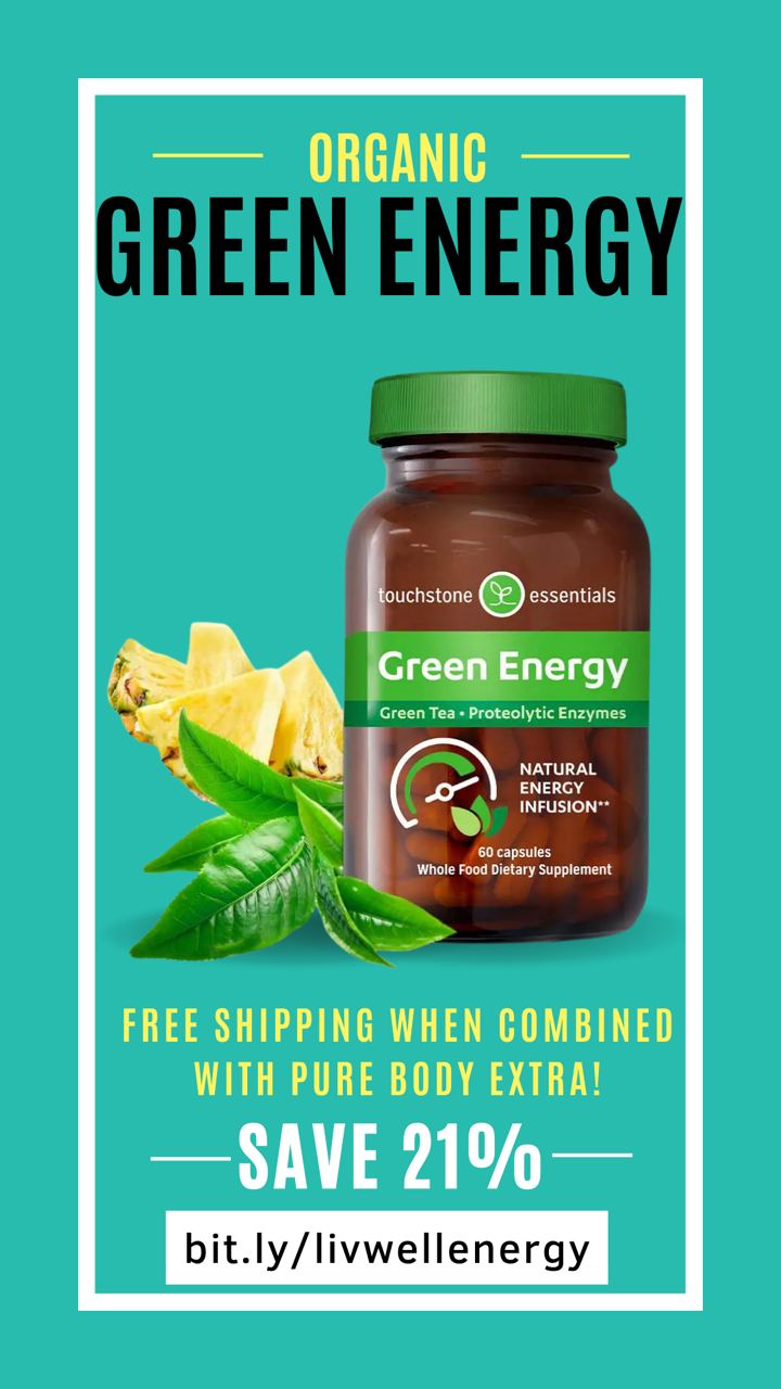 $10 bottle of Green Energy with Nattokinase - spike protein solution thumbnail