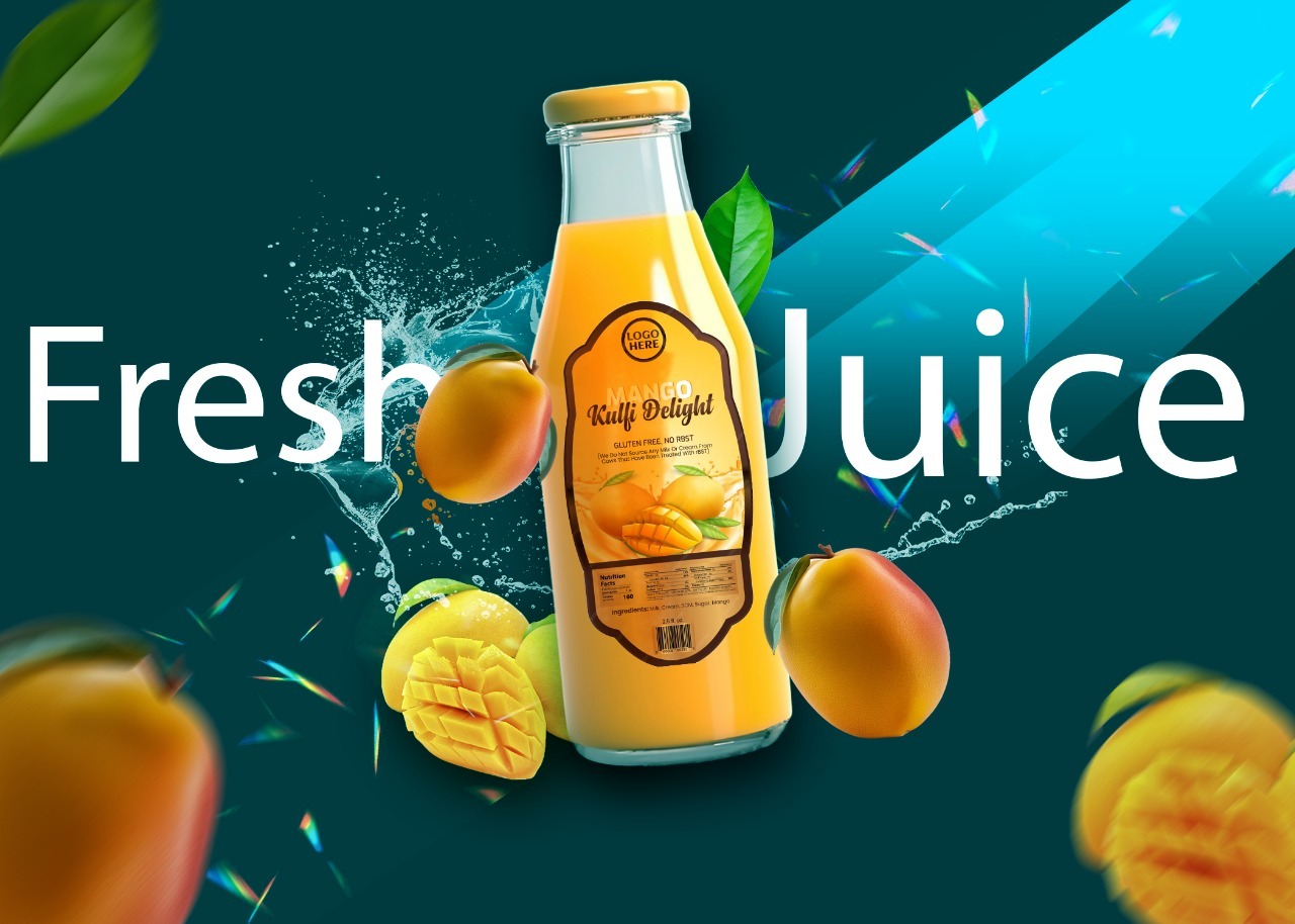 Fresh Mango Juice Design thumbnail