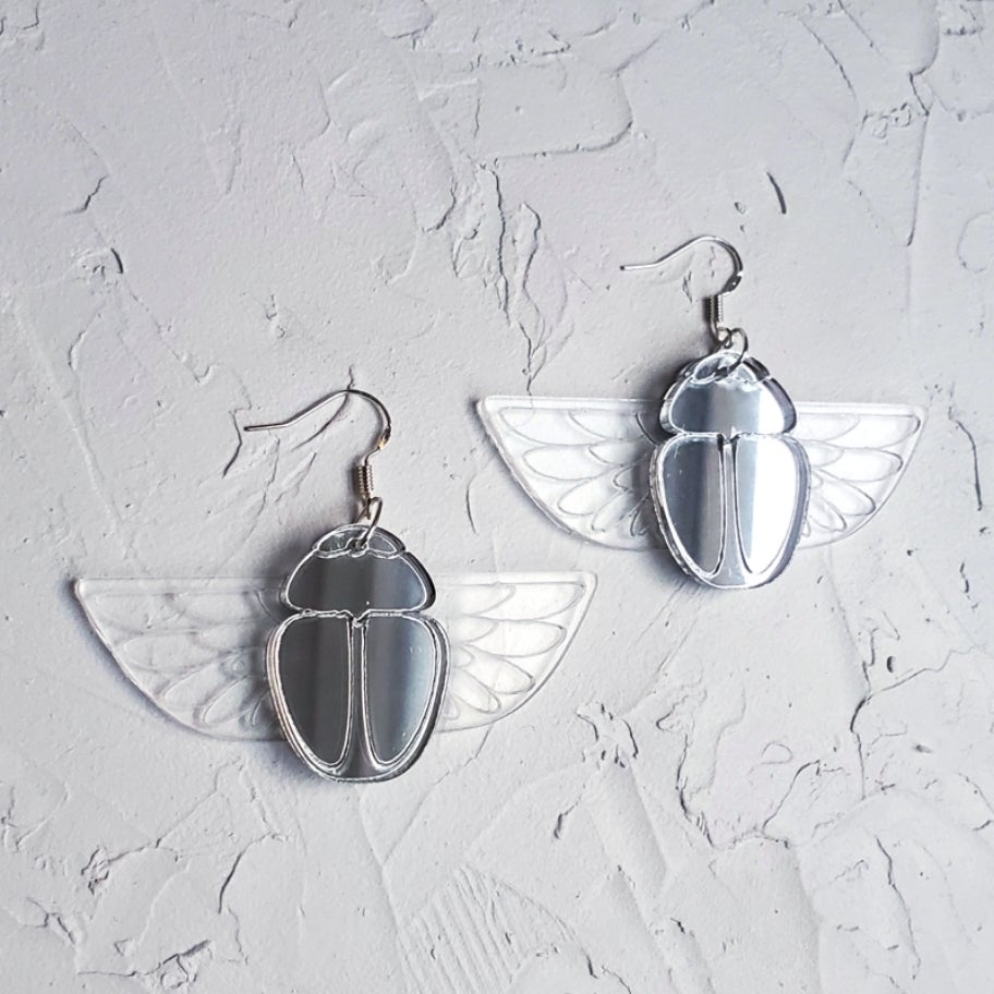 Scarab Earrings Large | Su's Shop thumbnail