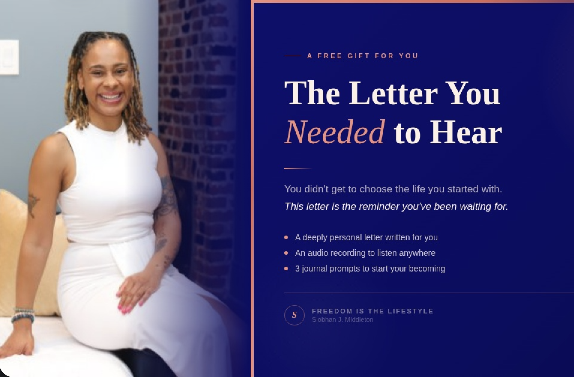 The Letter You Needed to Hear + Audio Note ( FREE) thumbnail