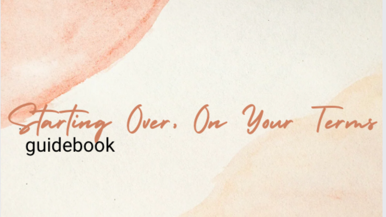 Starting Over on Your Terms Guidebook thumbnail
