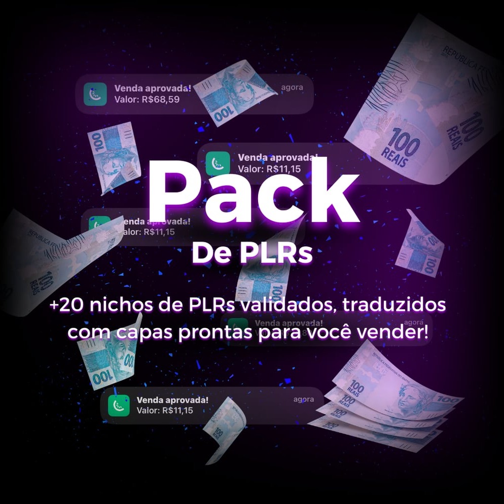 • Pack de PLRs +20 nichos de PLRs validados, traduzidos com capas prontas para você vender! thumbnail