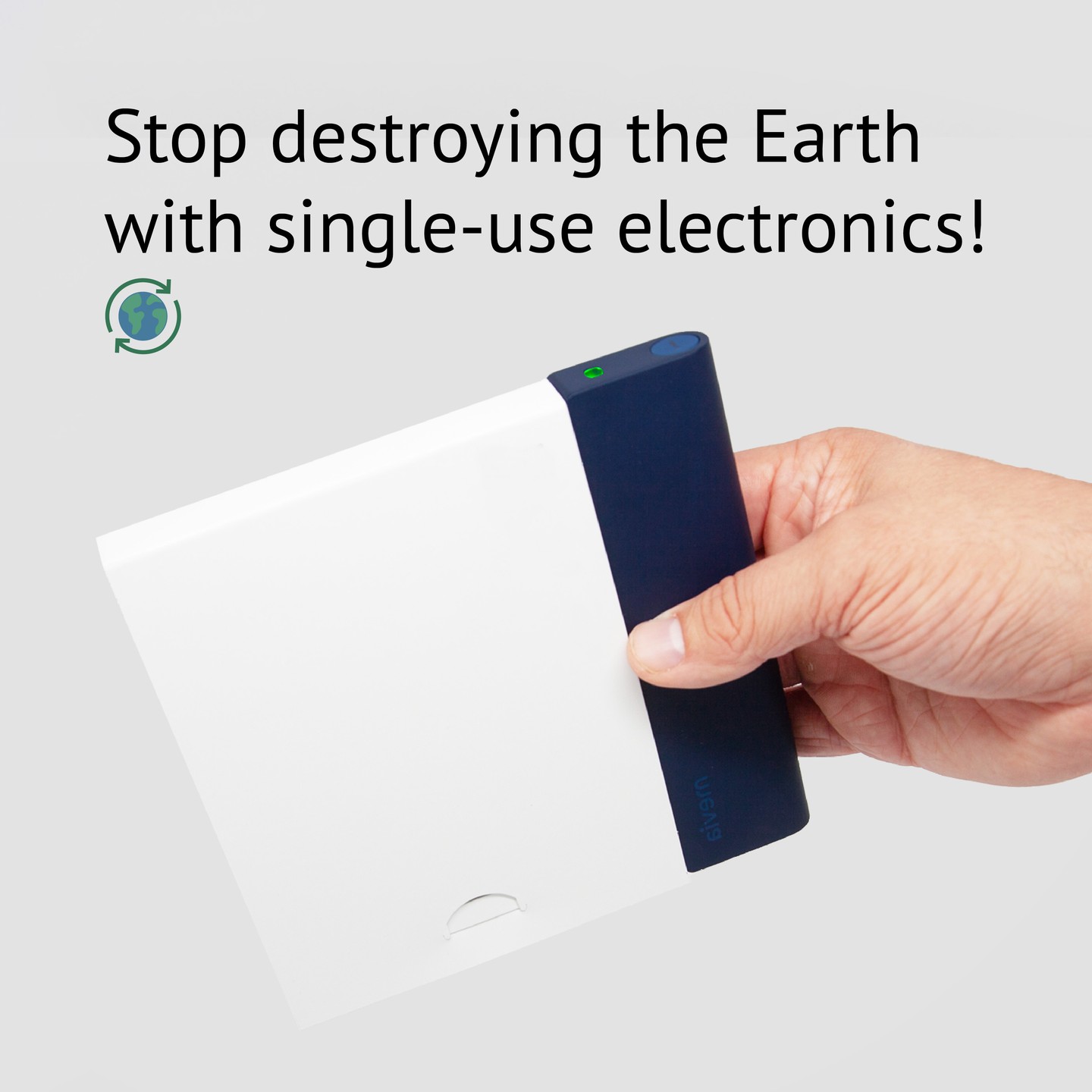 Stop destroying the Earth with single-use electronics and start investing in sustainable long-term solutions!
 
We use n