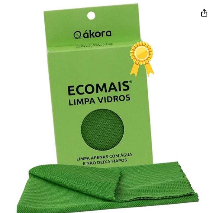 MELHOR PANO MÁGICO - da mesma marca dos vendidos em kits, mas este é o de melhor qualidade. VAI DURAR ANOS!! - COMAIS PANO LIMPA VIDRO thumbnail