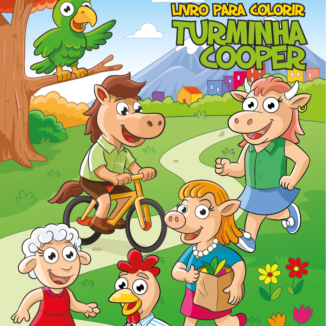 Livro de Colorir - Turminha da Cooper thumbnail