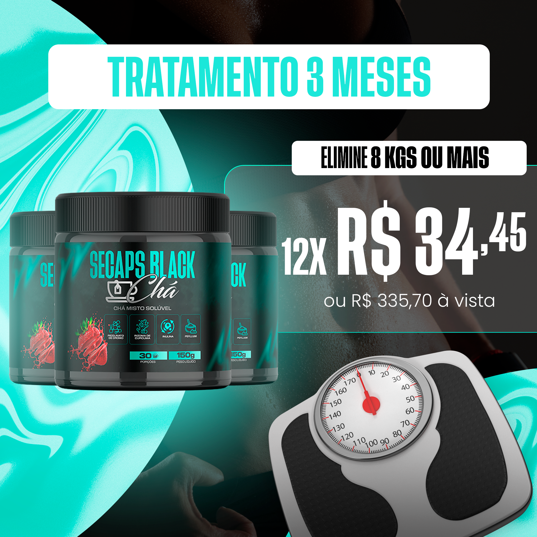 Secaps Black Chá - 3 Meses thumbnail