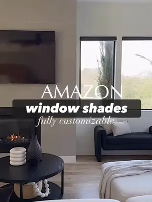 LINK IN BIO🛒 So excited to find these customizable shades on Amazon! I took our old bamboo ones down about a year ago an