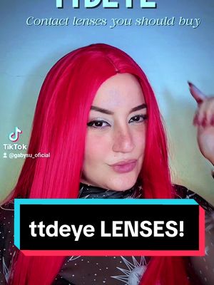 TTDEYE LENSES  Utiliza mi codigo de descuento GABRIELA10 y obtener un 20% off compra en su web ttdeye.com @TTDeye Colore