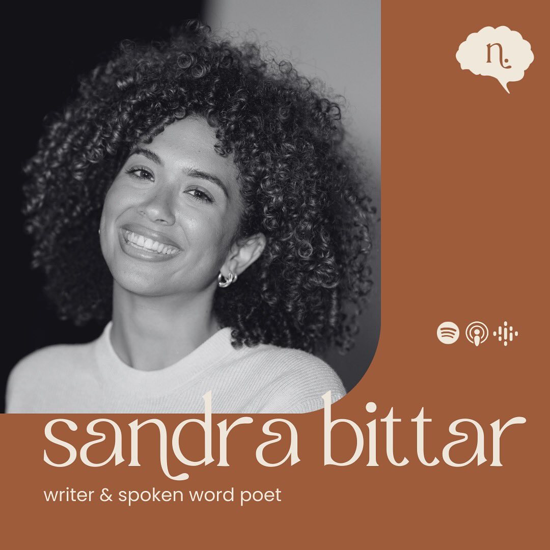 🎙️we talked to writer, poet, speaker, and mental health advocate, @sandraspoesy. this Egyptian-born, Ottawa-based creati