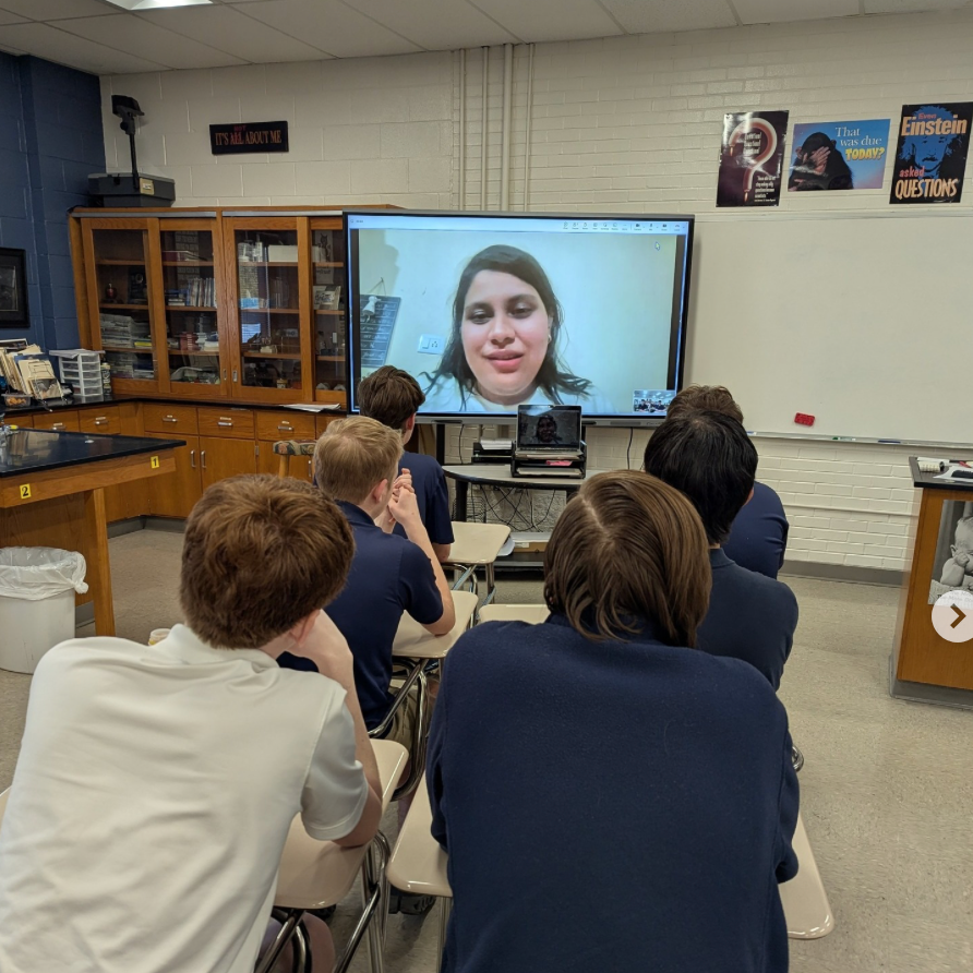 Skyping with AP Chemistry students of Christian Academy of Knoxville thumbnail