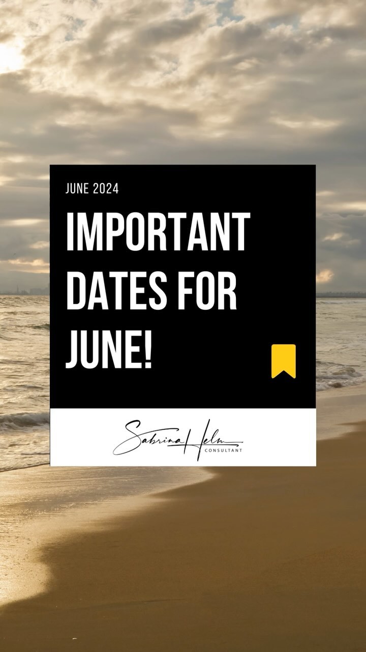 🚨Important Days in June you DON'T want to miss!

🛟Save this post and make note of which dates make sense for your campai