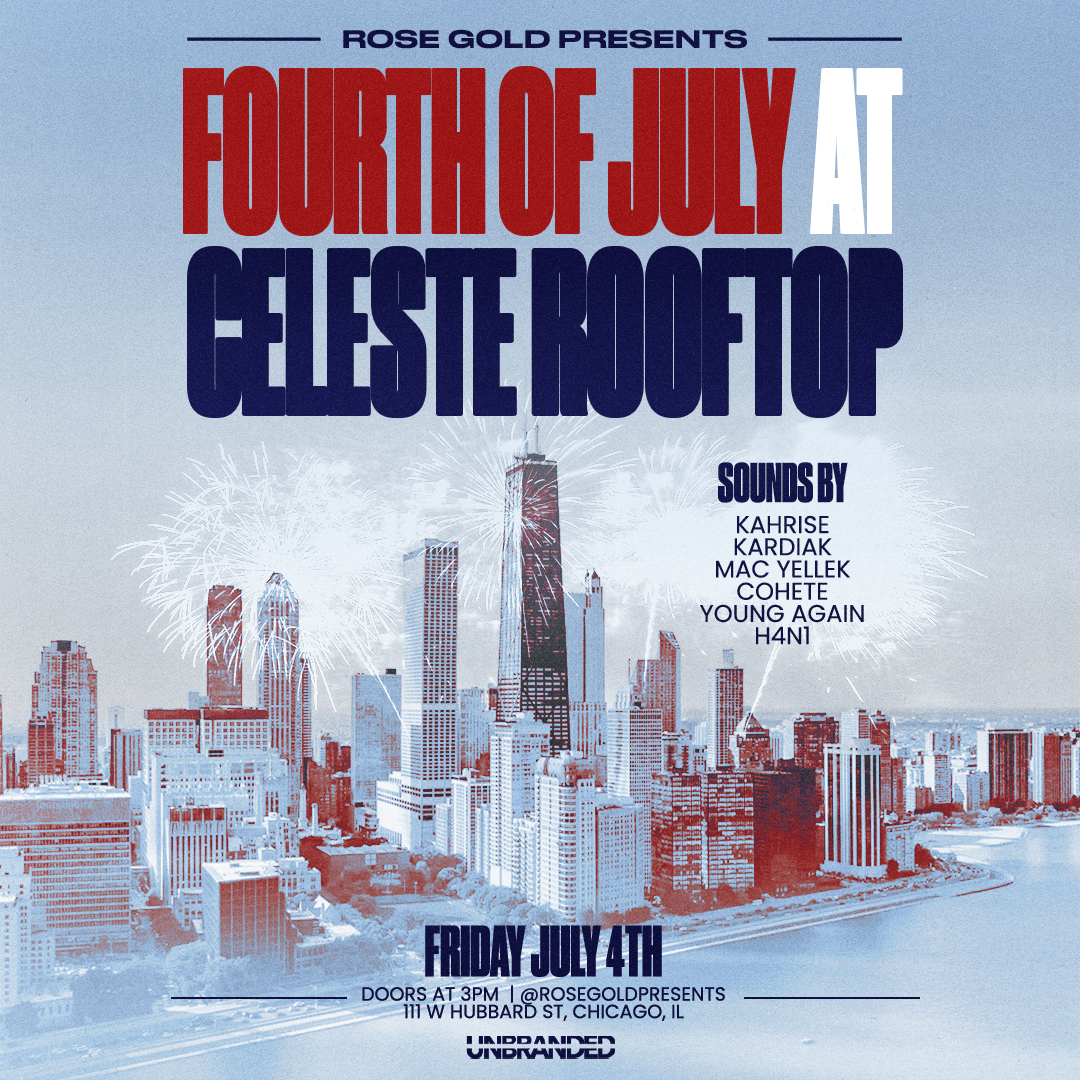 Rose Gold Presents: Fourth of July at Celeste Garden Rooftop thumbnail