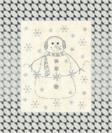 Snowman Gatherings IV by Primitive Gatherings for Moda Fabrics — Rocking Chair Quilts thumbnail