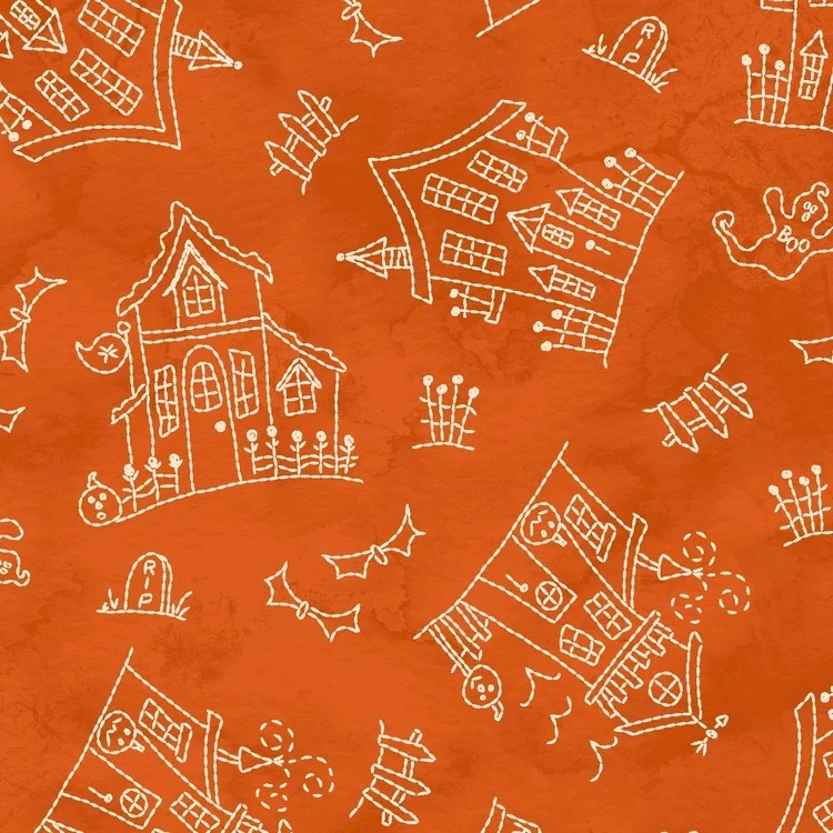 SPOOKY STITCHES BY ROBIN KINGSLEY FOR MAYWOOD STUDIO — Rocking Chair Quilts thumbnail