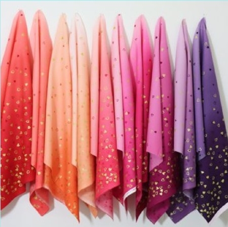 I HEART OMBRE METALLIC by  V & CO. for Moda Fabrics — Rocking Chair Quilts thumbnail