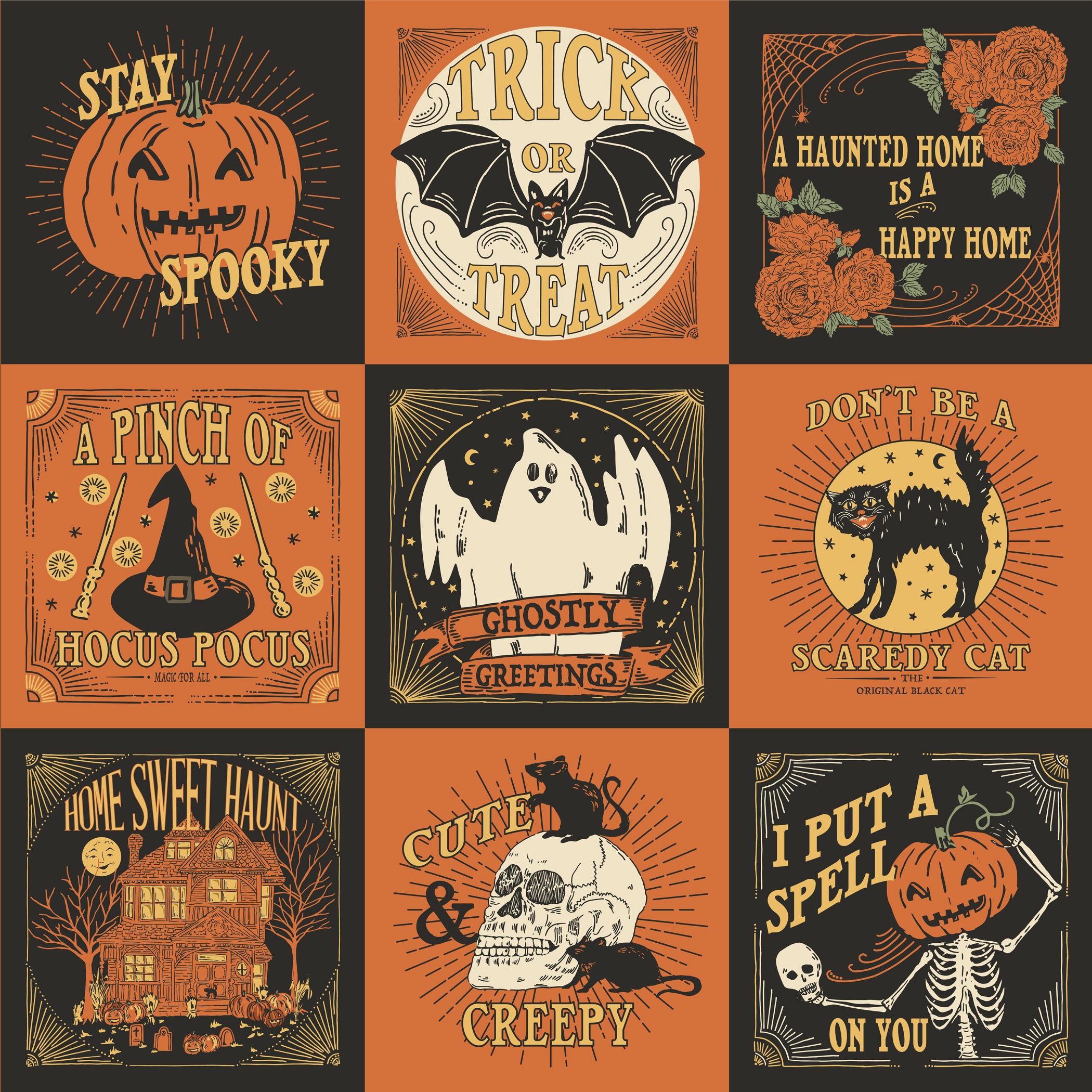Home Sweet Haunt Fabric thumbnail