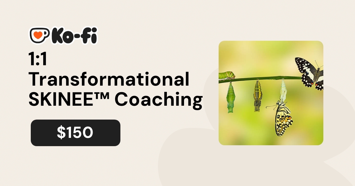 1:1 Transformational SKINEE™ Coaching thumbnail