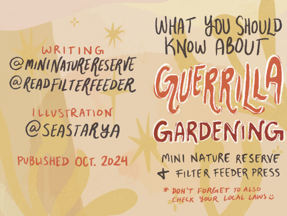 free guerrilla gardening zine downloadable thumbnail