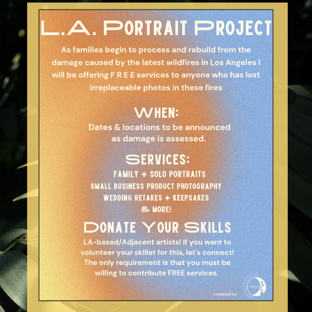 LA Portrait Project Sign-up thumbnail