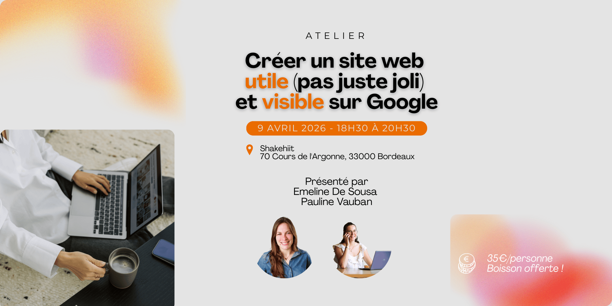 Atelier : Créer un site web utile et visible  thumbnail