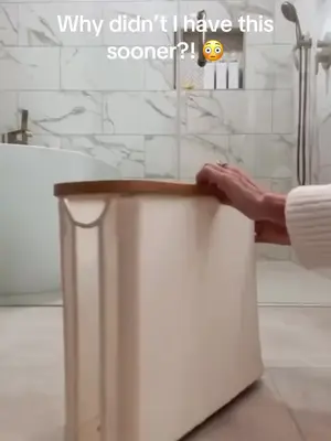 Link in Bio 👆🏻 This sleek toilet paper holder stores 3 rolls at once and keeps your bathroom looking clean & aesthetic ✨