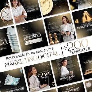 Pack de Canva Marketing Digital  thumbnail