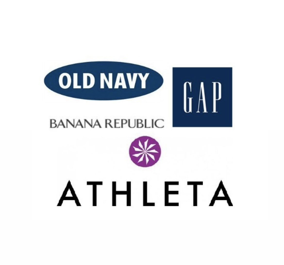 GAP/OVDNAVY/BANANAREPUBLIC/ATHLETA - зверху у браузері перемикаються магазини thumbnail