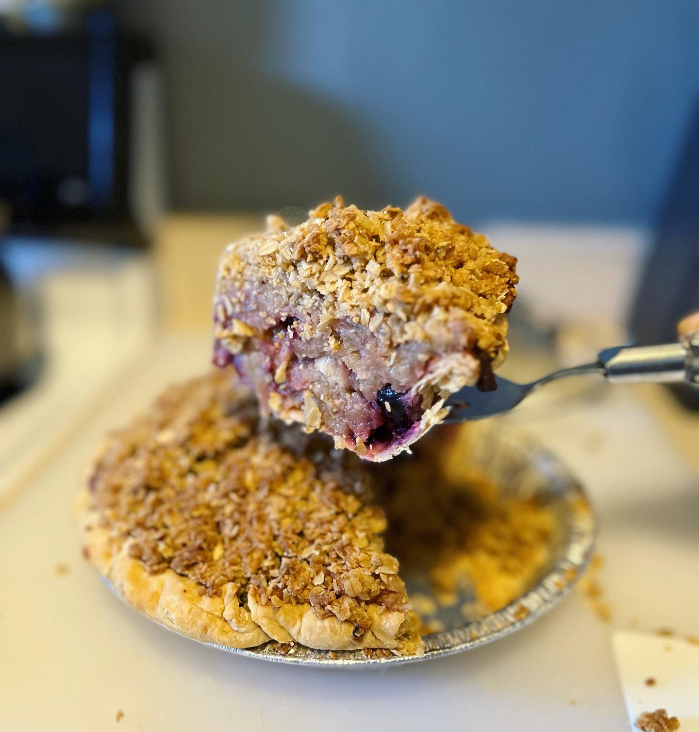 Another new addition today: Apple Blueberry Crumble! It seems y’all are as ready for spring/summer fruits as I am becaus