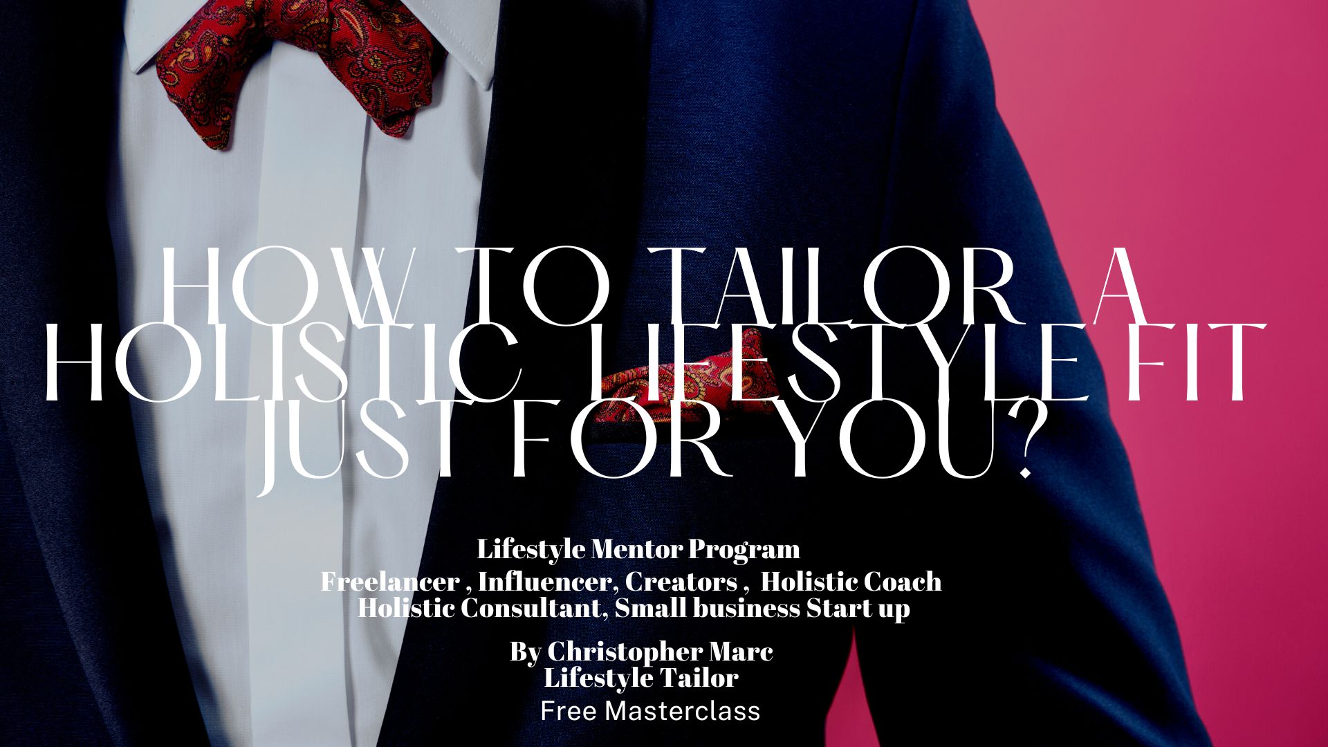 How to tailor a holistic lifestyle fit just for you? Free Masterclass thumbnail