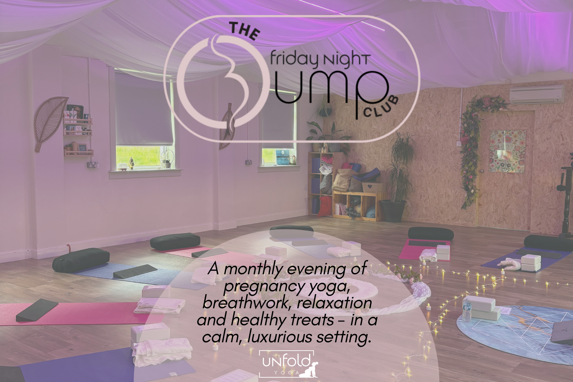 The Friday Night Bump Club | Unfold Yoga thumbnail