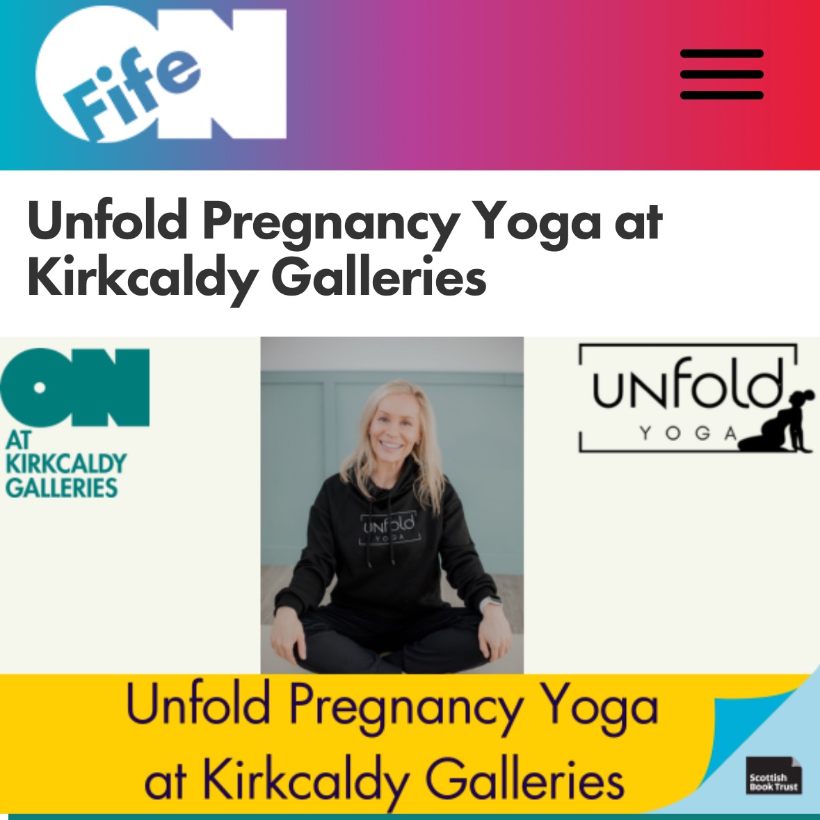 Bookbug Week - Free Class - Kirkcaldy thumbnail