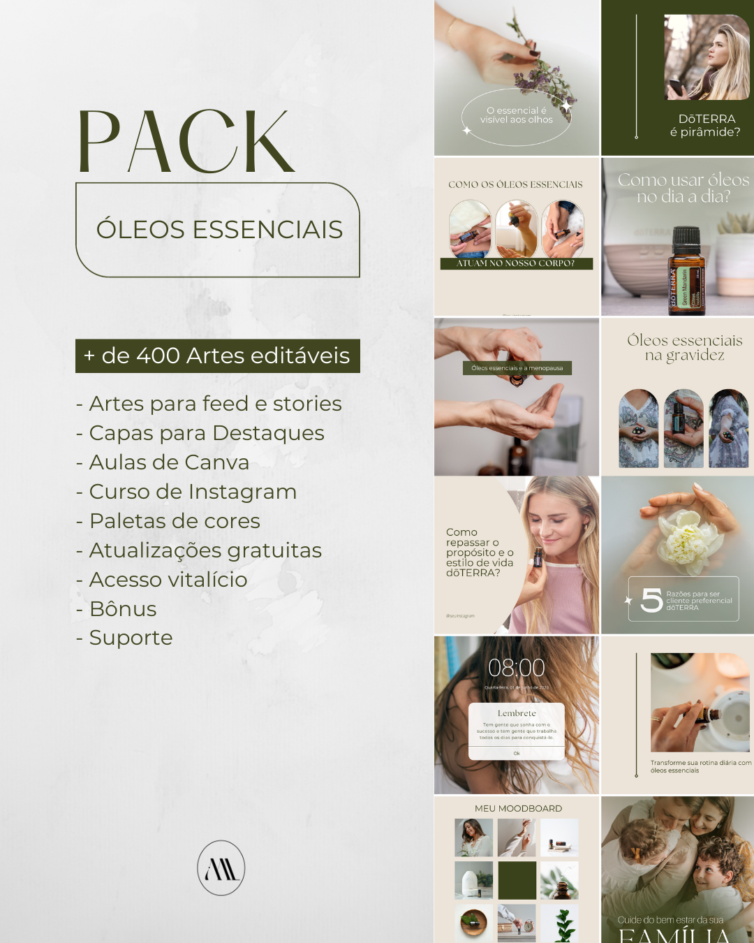 Pack Canva Óleos Essenciais thumbnail