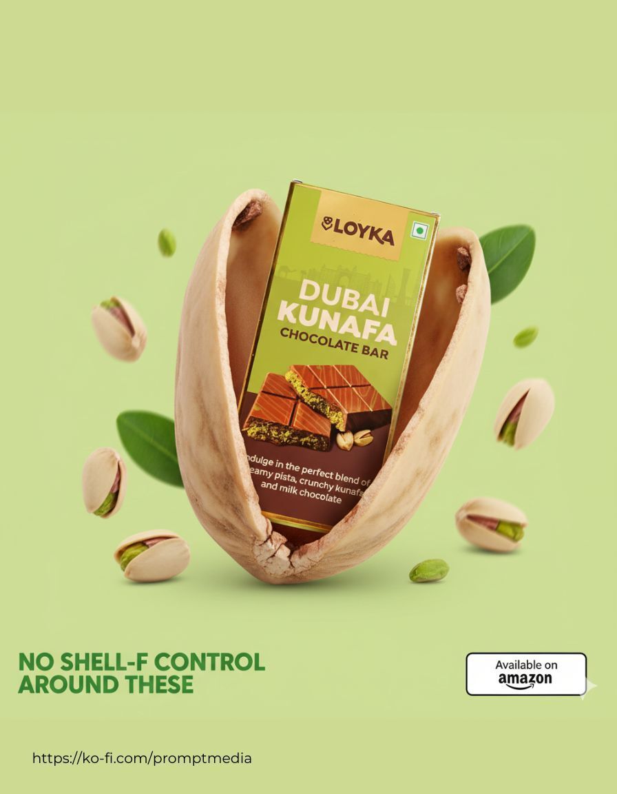 Pista Blast Kunafa Chocolate Prompt - PROMPT MEDIA's Ko-fi Shop thumbnail