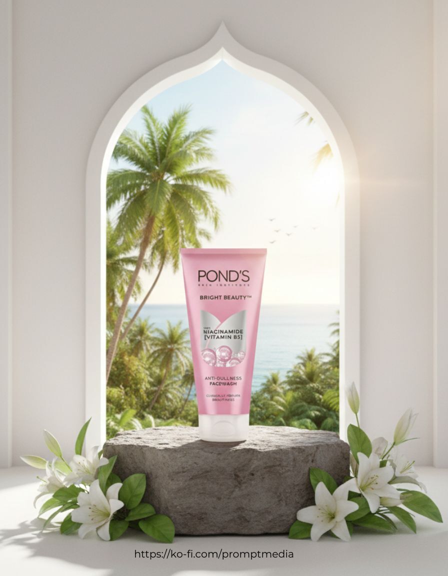 Ponds Facewash Skincare Brand Product Banner Prompt - PROMPT MEDIA's Ko-fi Shop thumbnail
