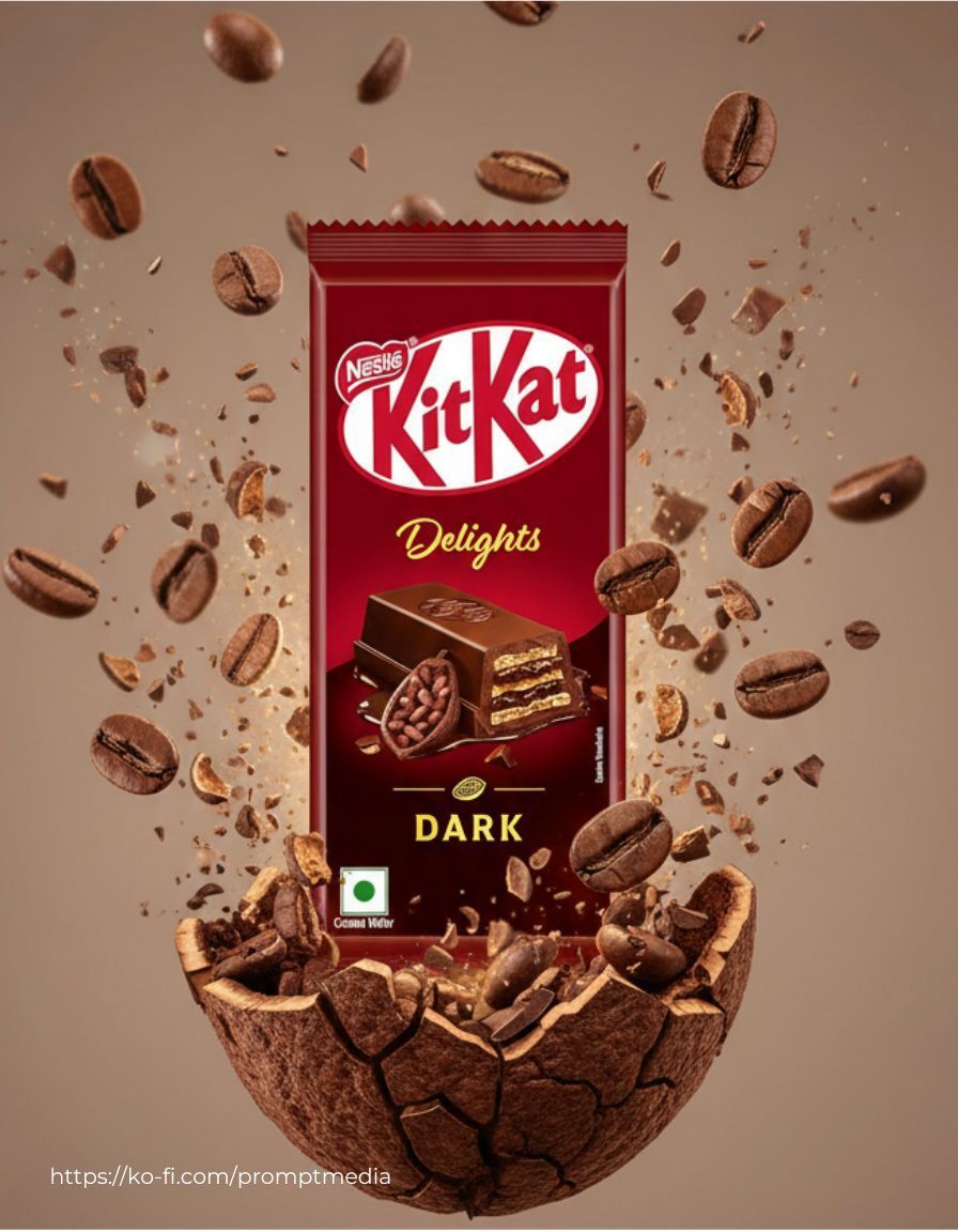 Coffee Beans Blast Chocolate Prompt - PROMPT MEDIA's Ko-fi Shop thumbnail