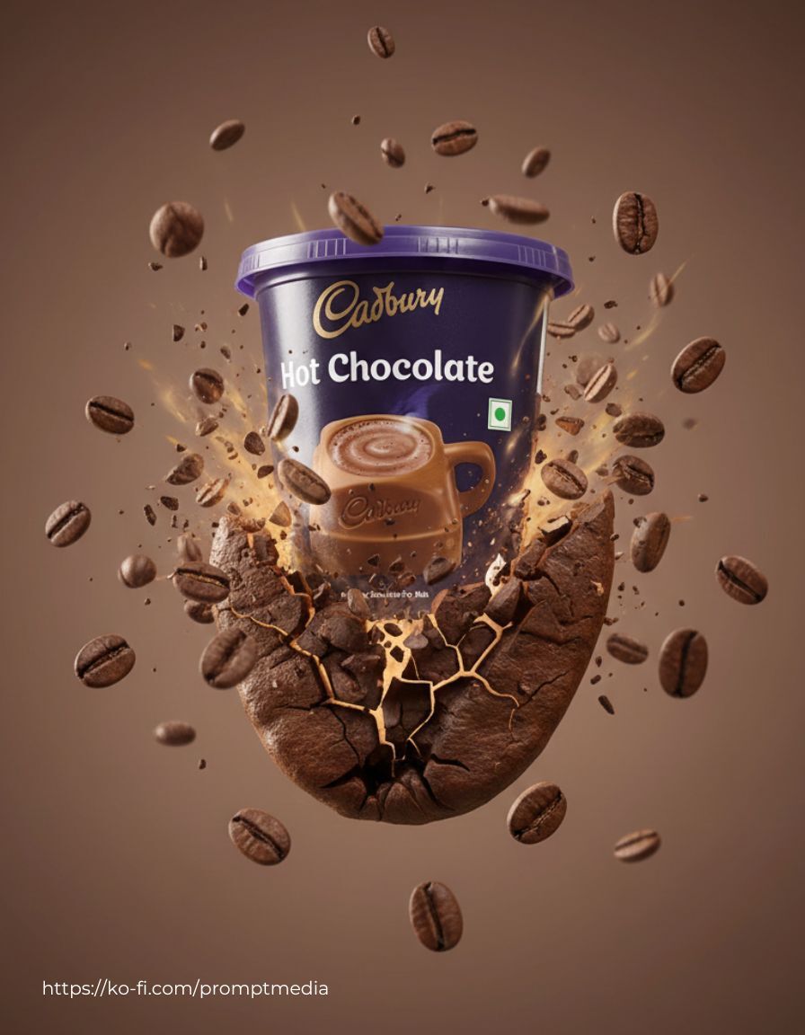 Cadbury Hot Chocolate Prompt - PROMPT MEDIA's Ko-fi Shop thumbnail