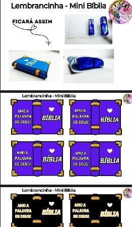 Lembrancinha Mini Bíblia 2 thumbnail