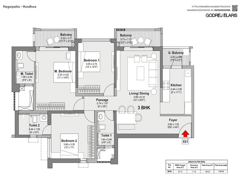 Godrej Elaris Floor Plan  thumbnail