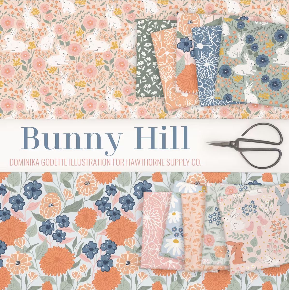 Bunny Hill fabric collection for Hawthorne Supply Co. thumbnail