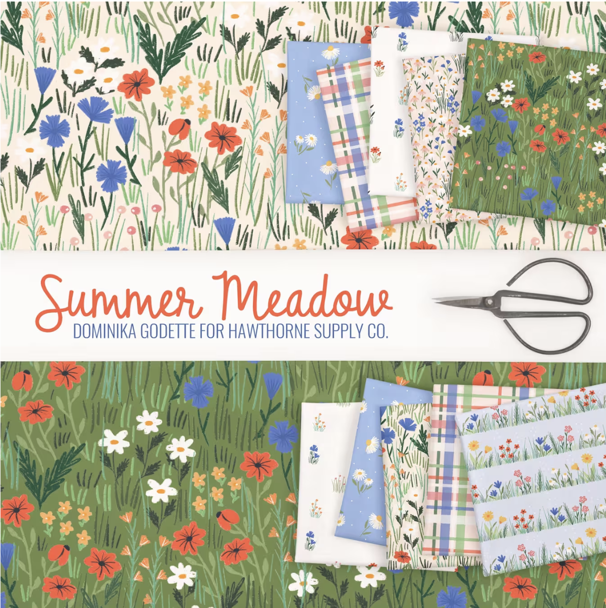 Summer Meadow fabric collection for Hawthorne Supply Co. thumbnail