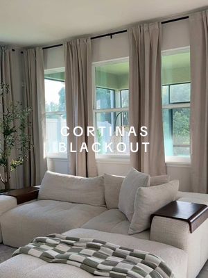 Estas cortinas blackout cambiaron por completo mi sala 🖤✨ #BlackoutCurtains #BedroomStyle #AmazonHome #CozyVibes #amazon