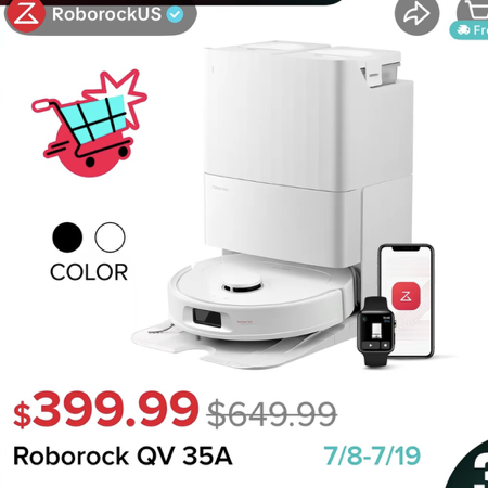 Roborock Robot Vacuum and Mop thumbnail