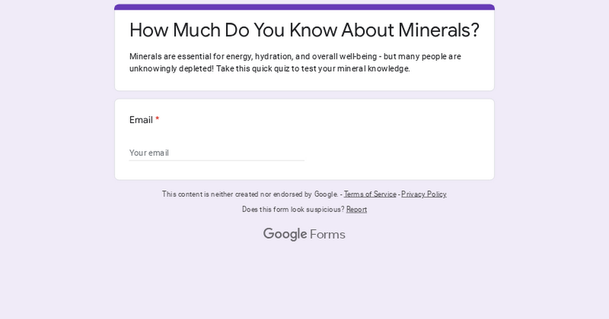 QUIZ: How Much Do You Know About Minerals? thumbnail