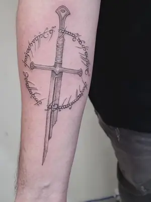 🗡#lordoftherings #narsil #lotr #elseñordelosanillos #tattoo #gdl