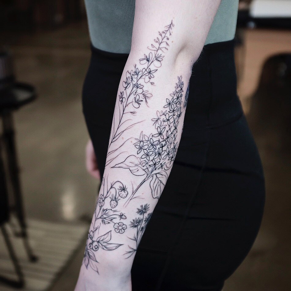 Plants and flowers from Gaspésie.