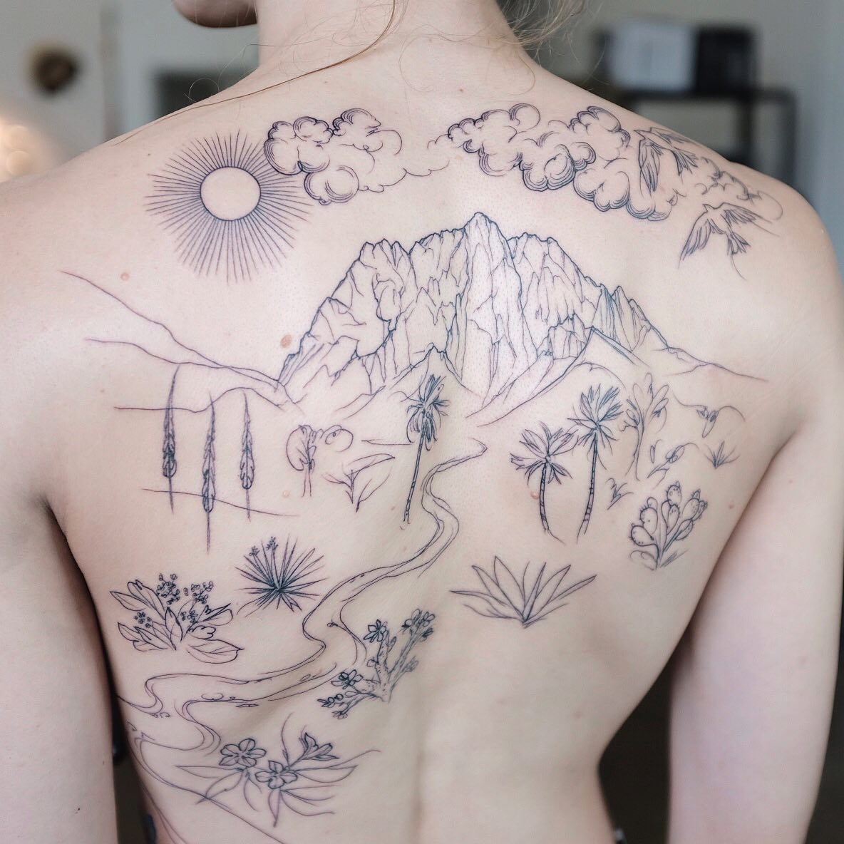 Sierra Madre mountains in Potrero Chico.