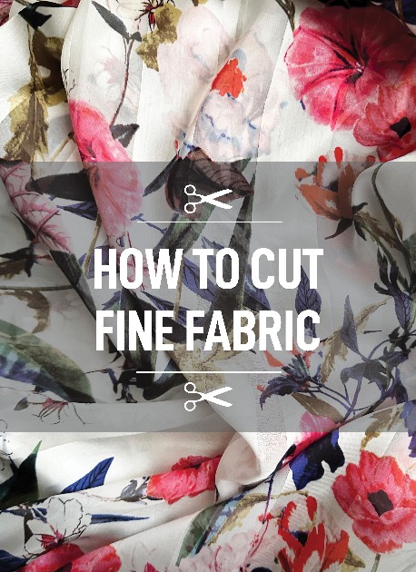 How to cut fine fabric thumbnail