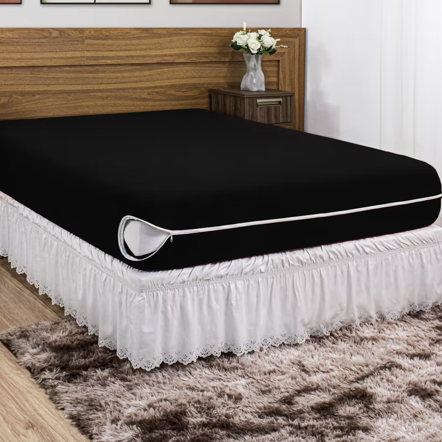 Capa de colchão preta  thumbnail