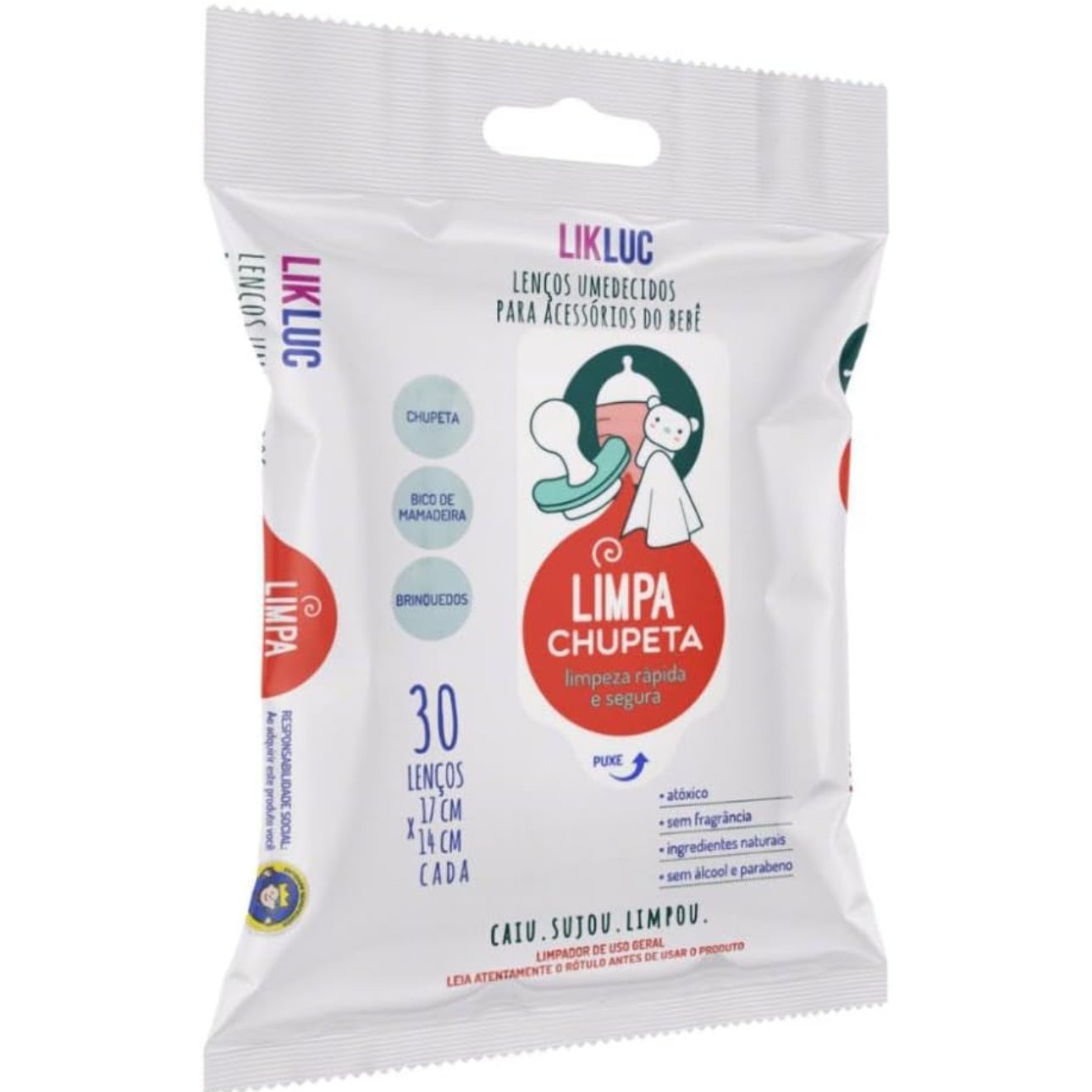 Limpa Chupeta - lenço higienizador thumbnail