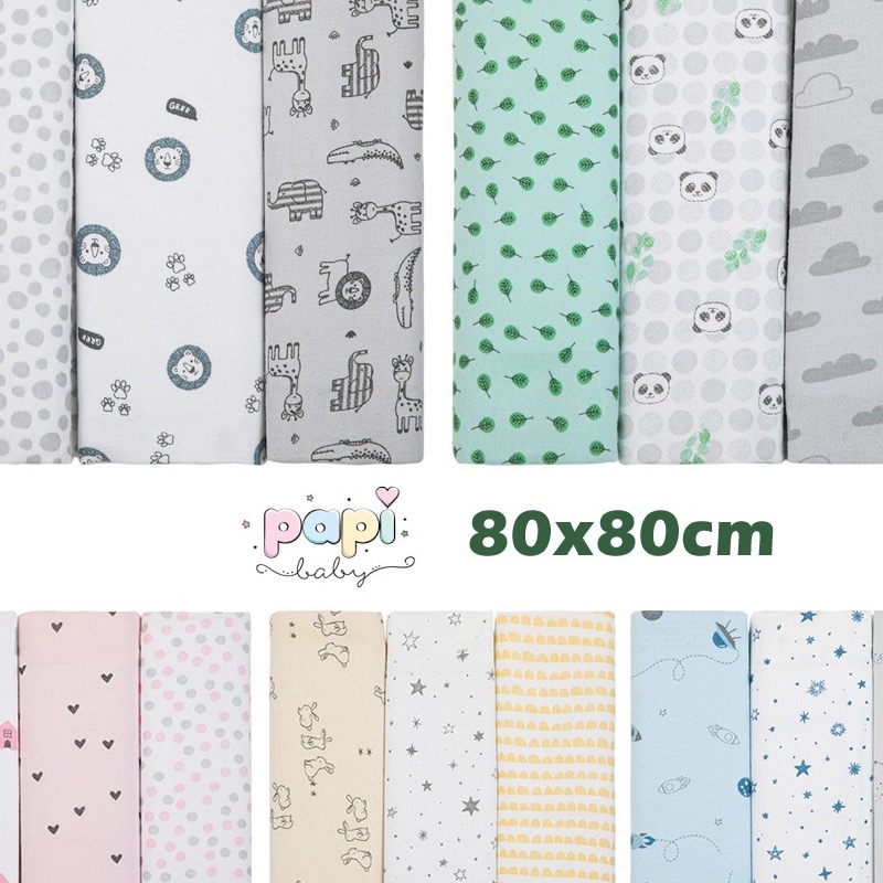 Cueiro flanelado kit com 3 thumbnail